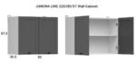 junona line bbl kitchen set graphite wall x@x