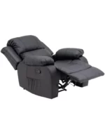 manual recliner leather soft lucca x