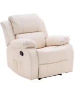 manual recliner leather soft lucca x