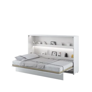 מיטת קיר וחצי אופקית מתקפלת – דגם PS-05 | PREMIUM SOLUTION – 120x200