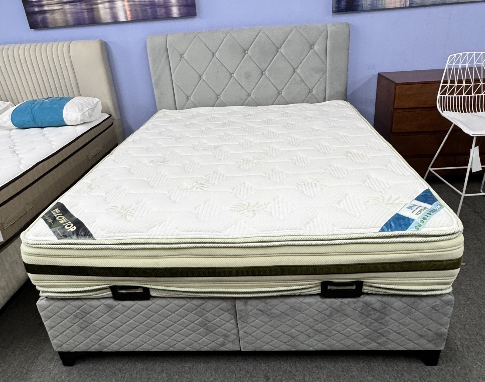 Lit SLEEP gris foncé