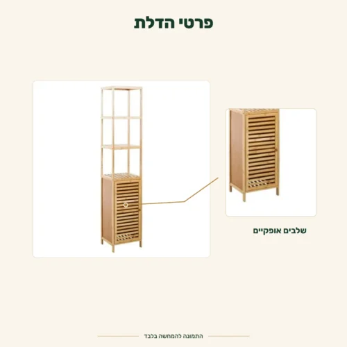 ארון במבוק – פרטי הדלת