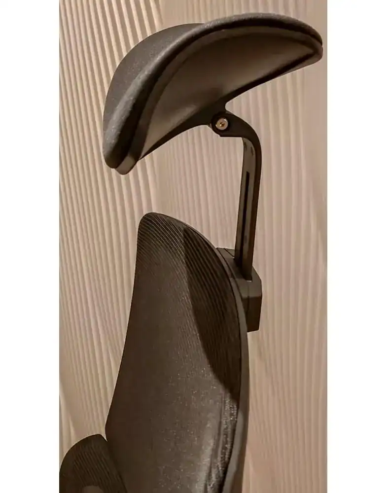 ריהוט משרדי ergonomische כיסא עם משענת עור שחורה למשרדים.