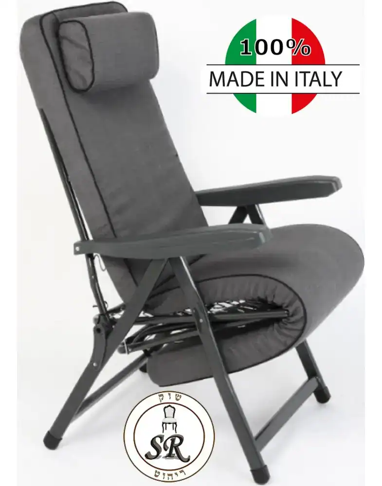 ריהוט גן משרדי מושב ארגונומי עם כרית נוחה, MADE IN ITALY, איכות גבוהה.