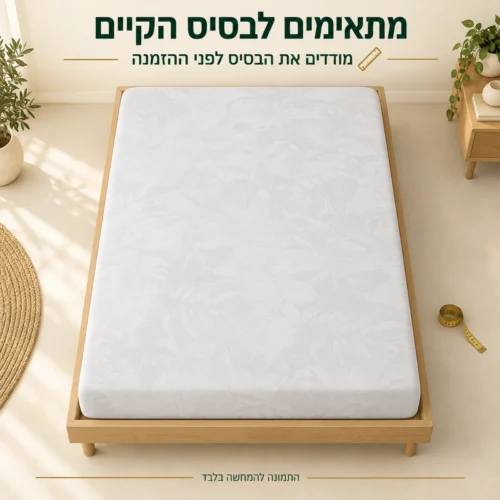 מזרן קיסריה סוואנה – התאמת המידה לבסיס המיטה הקיים