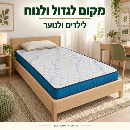 מזרן קיסריה לטקס קידז 14 – המחשה בחדר ילדים ונוער
