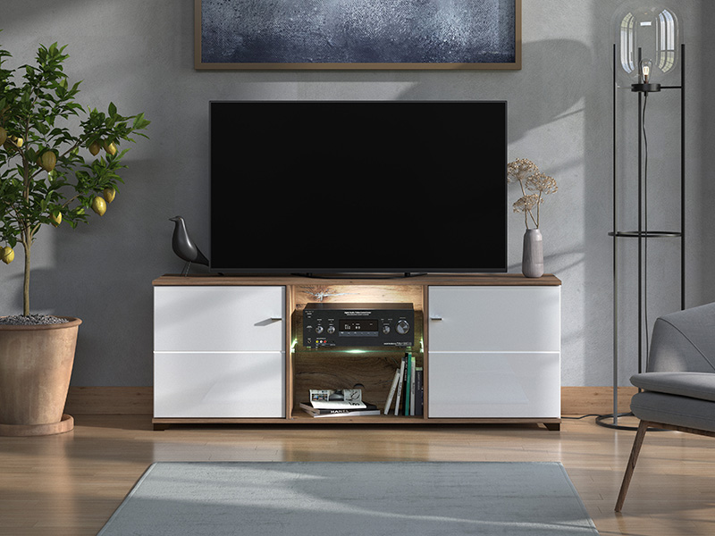 Буфет для гостиной 40×315 BURGUNDY — другой ракурс