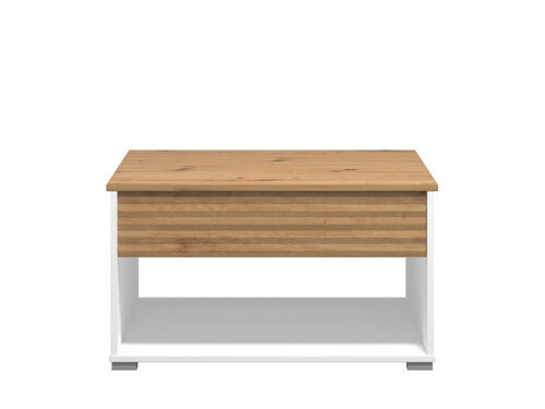 שולחן קפה מתכוונן 80x80 TARANTO – מבט נוסף על המשטח
