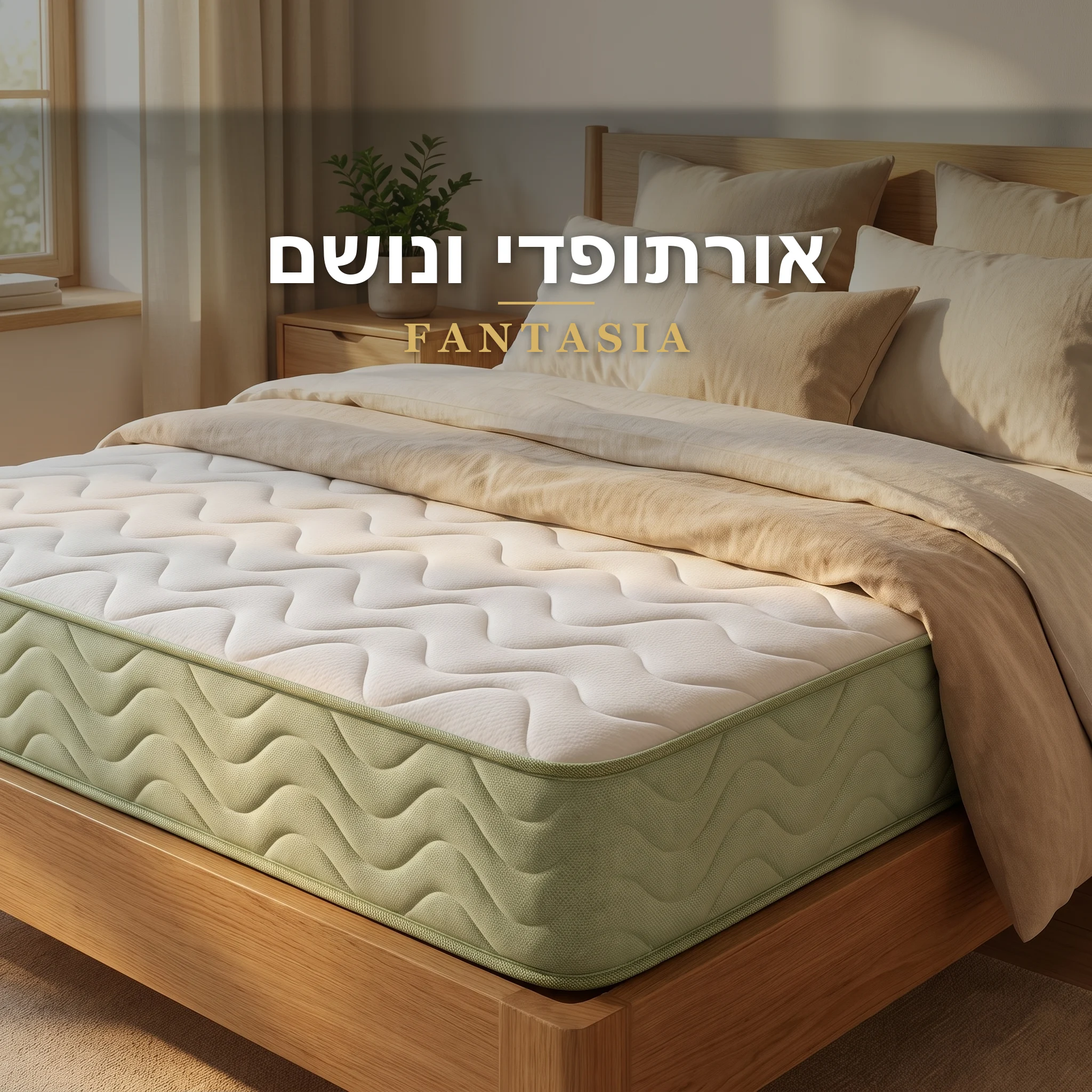 מזרון קיסריה פנטזיה ספוג ללא קפיצים – מבט כללי