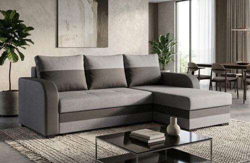 ספה פינתית לסלון נפתחת למיטה 238×140 Madryt – מבט כללי