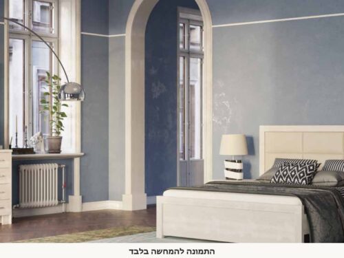 חדר שינה קומפלט פלטיניום גולד בגימור בהיר – תמונה נוספת של הסט