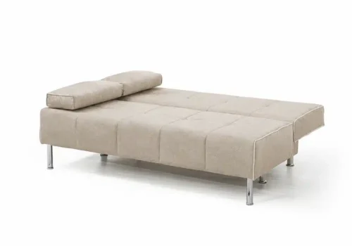 ספה נפתחת למיטה זוגית PUMA בגוון אבן – מיטה 150x190 ותא אחסון