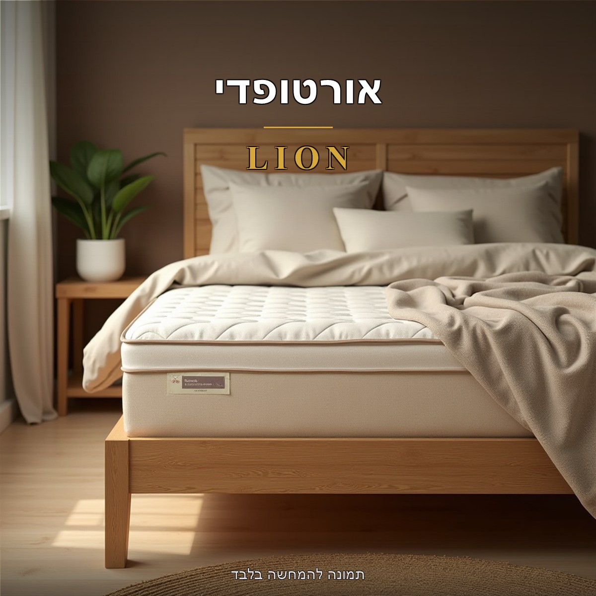 מזרן אורטופדי יחיד וזוגי LION – מבט כללי