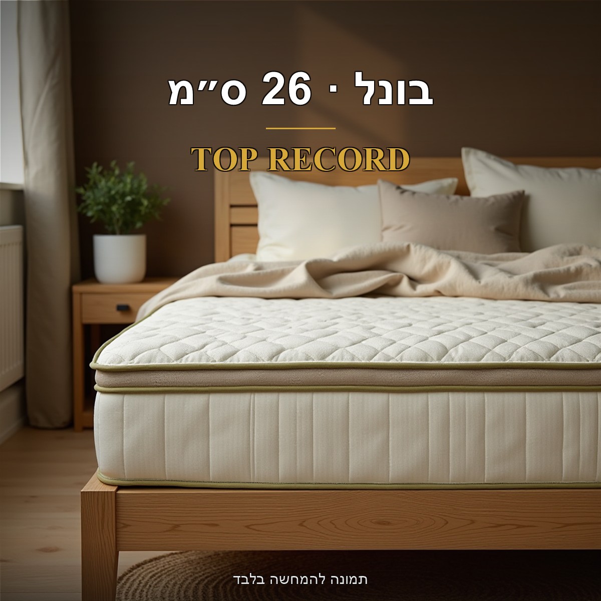 מזרן קפיצים TOP RECORD – מבט כללי