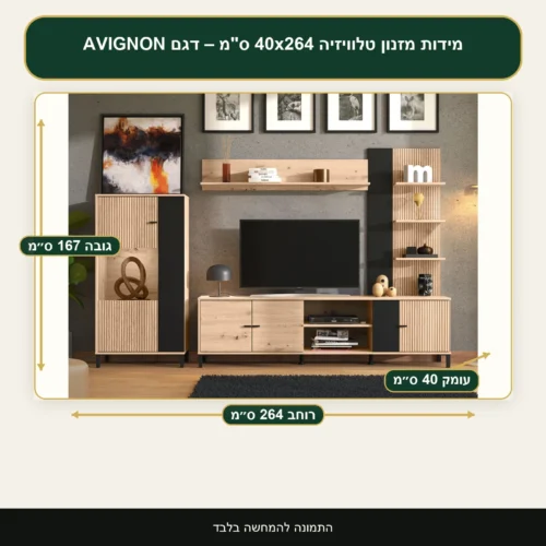 מזנון טלוויזיה 40x264 ס